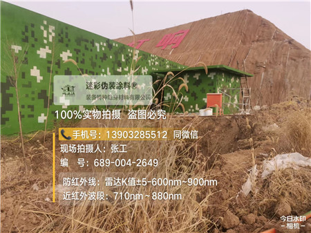通辽星空迷彩墙施工队
